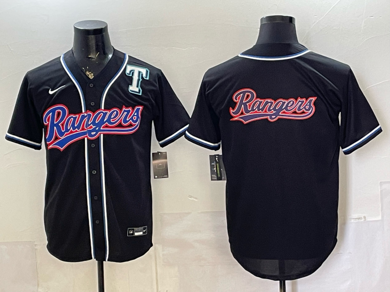Men Texas Rangers blank black Nike 2026 MLB Jersey 0528002
